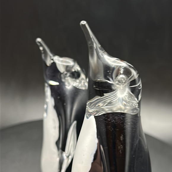 - Vintage Swedish Art Glass Set of Penguins 5.5”x4.5” - Picture 3 of 6